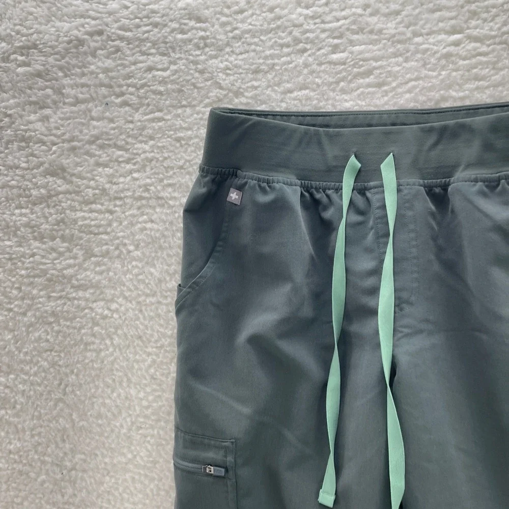 Figs Pants Womens Small Green Zamora Jogger Scrub Nurse Doctor Vet Medical